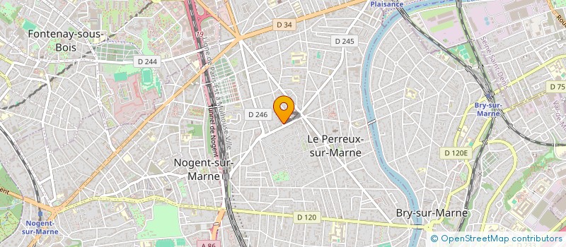 localisation de l'entreprise MONSIEUR GILLES NOLORGUES à LE PERREUX-SUR-MARNE