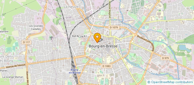 localisation de l'entreprise MONSIEUR GILLES NOMEZINE à BOURG-EN-BRESSE