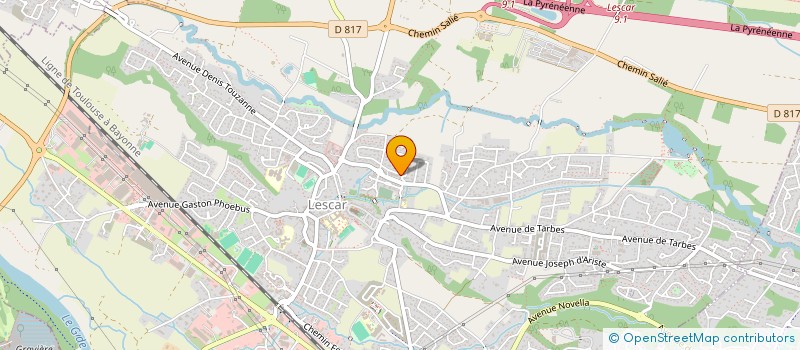 localisation de l'entreprise MONSIEUR GILLES NOZERES  LESCAR