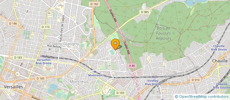 localisation de l'entreprise MONSIEUR GILLES NTCHIETE à VERSAILLES