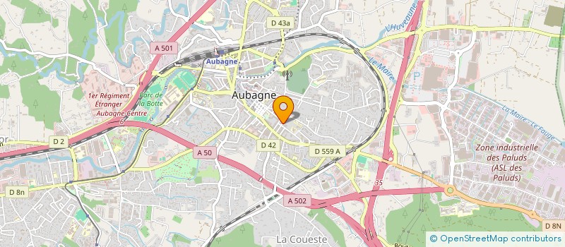 localisation de l'entreprise MONSIEUR GILLES OLIVE à AUBAGNE