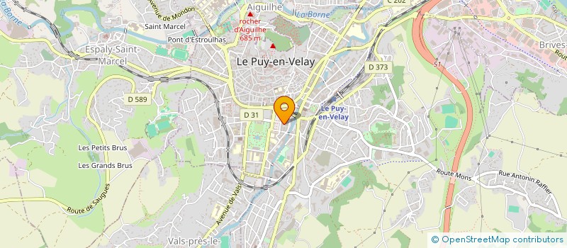 localisation de l'entreprise MONSIEUR GILLES OLLAGNON à LE PUY-EN-VELAY
