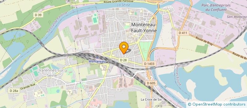 localisation de l'entreprise MONSIEUR GILLES ONDONGO  MONTEREAU-FAULT-YONNE