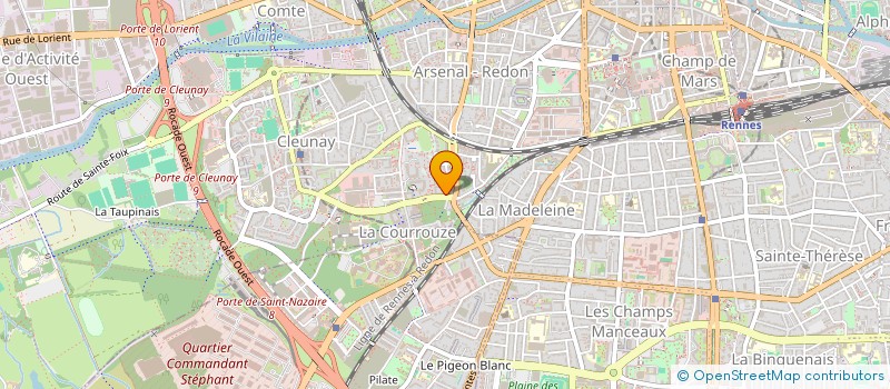 localisation de l'entreprise MONSIEUR GILLES OSVALD  RENNES