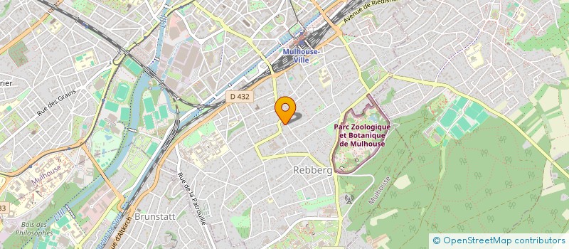 localisation de l'entreprise MONSIEUR GILLES OTT  MULHOUSE