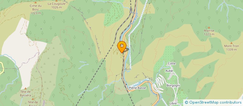 localisation de l'entreprise MONSIEUR GILLES OUDIN  BREIL-SUR-ROYA