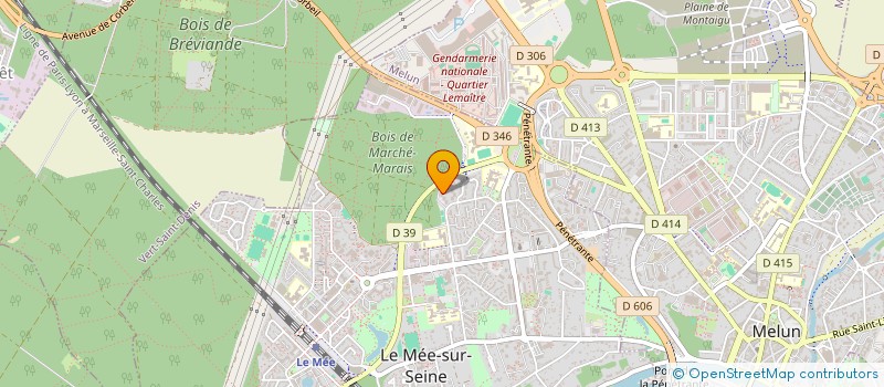 localisation de l'entreprise MONSIEUR GILLES PACHE  LE MEE-SUR-SEINE