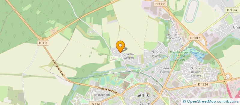 localisation de l'entreprise MONSIEUR GILLES PAGA  SENLIS