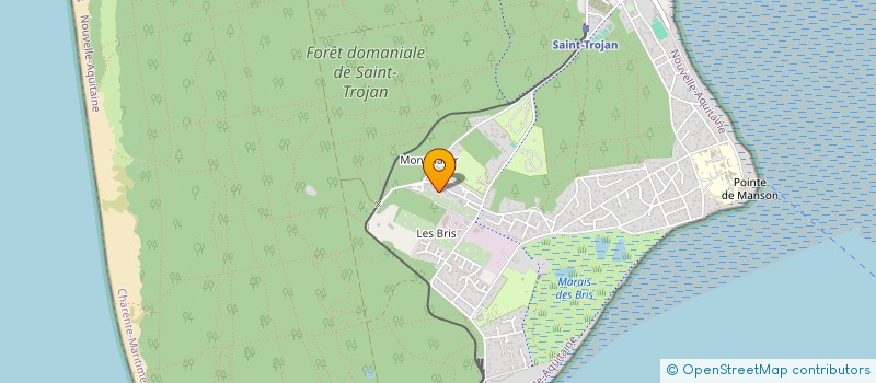 localisation de l'entreprise MONSIEUR GILLES PAILLE à SAINT-TROJAN-LES-BAINS