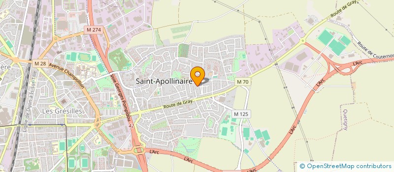 localisation de l'entreprise MONSIEUR GILLES PAILLET  SAINT-APOLLINAIRE