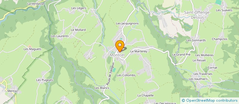 localisation de l'entreprise MONSIEUR GILLES PALLATIER à PUGNY-CHATENOD