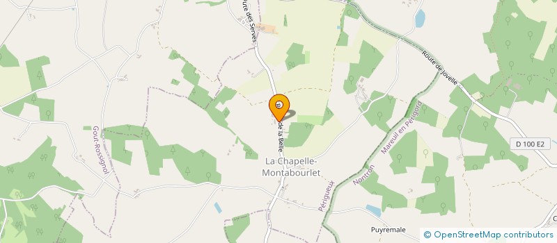 localisation de l'entreprise MONSIEUR GILLES PANAZOL  LA CHAPELLE-MONTABOURLET