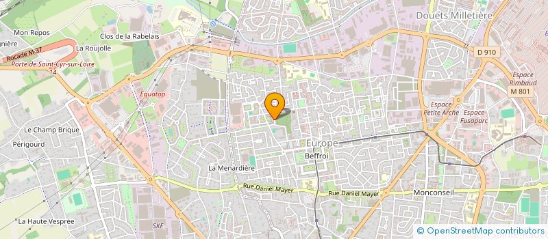 localisation de l'entreprise MONSIEUR GILLES PANDOURANGAM  TOURS