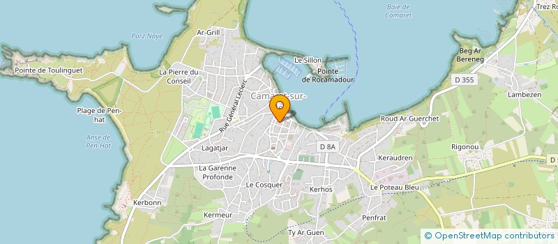 localisation de l'entreprise MONSIEUR GILLES PAPE  CAMARET-SUR-MER