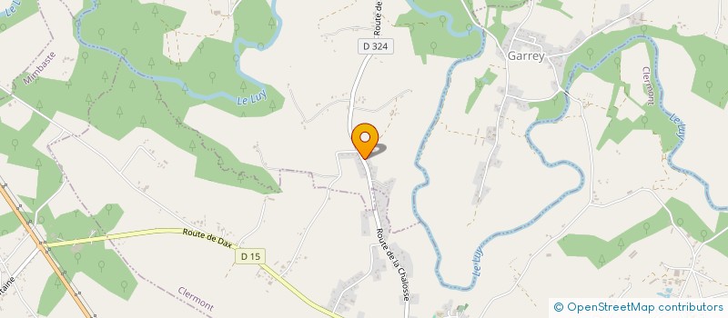 localisation de l'entreprise MONSIEUR GILLES PARAGE  SORT-EN-CHALOSSE