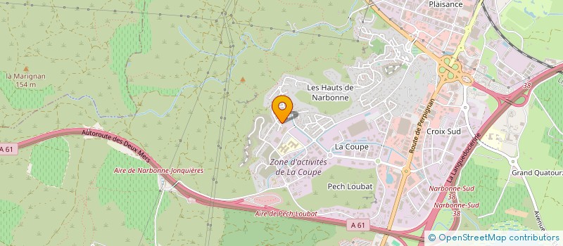 localisation de l'entreprise MONSIEUR GILLES PAREDES à NARBONNE