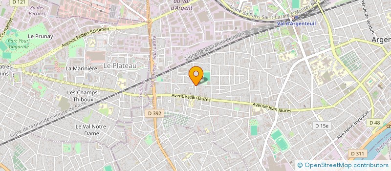 localisation de l'entreprise MONSIEUR GILLES PARMENTIER à ARGENTEUIL