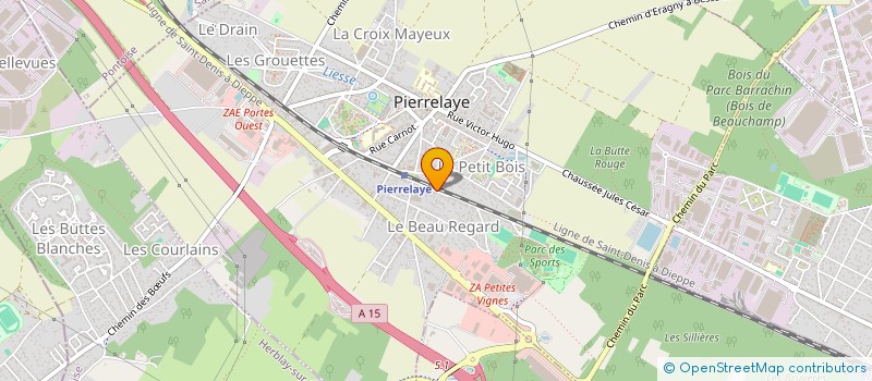 localisation de l'entreprise MONSIEUR GILLES PASCAL MARIE PUECH  PIERRELAYE