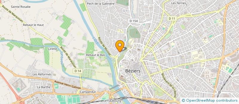 localisation de l'entreprise MONSIEUR GILLES PASCUAL à BEZIERS
