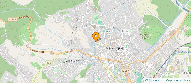 localisation de l'entreprise MONSIEUR GILLES PASTACALDI à MANOSQUE