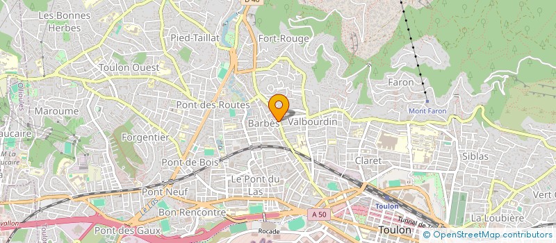 localisation de l'entreprise MONSIEUR GILLES PASTOR  TOULON