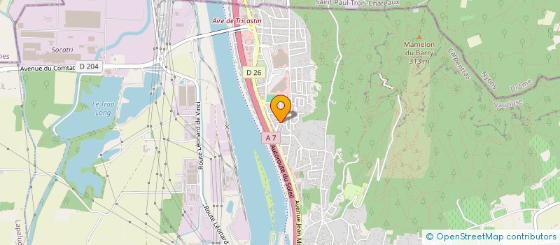 localisation de l'entreprise MONSIEUR GILLES PATACCA  BOLLENE