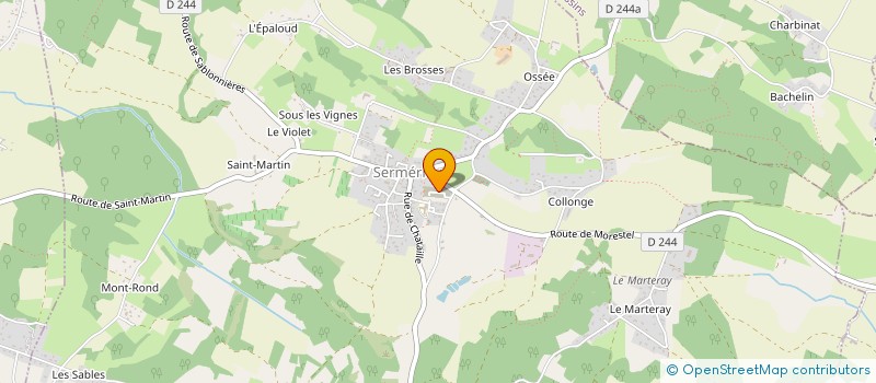 localisation de l'entreprise MONSIEUR GILLES PATRICOT à SAINT-SORLIN-DE-MORESTEL