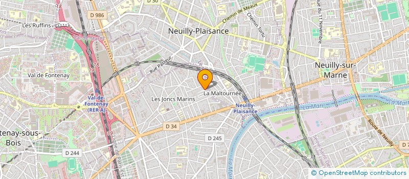 localisation de l'entreprise MONSIEUR GILLES PAUL ALBERT PERRIN  LE PERREUX-SUR-MARNE