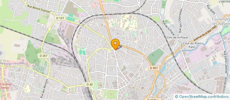 localisation de l'entreprise MONSIEUR GILLES PAUMIER à NEVERS