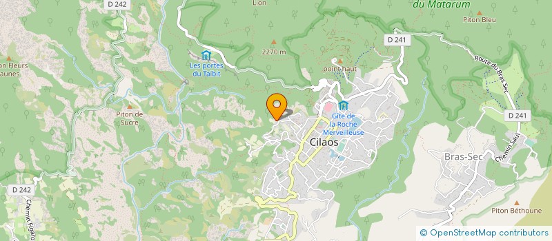 localisation de l'entreprise MONSIEUR GILLES PAYET à CILAOS