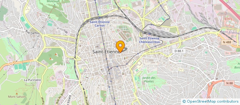 localisation de l'entreprise MONSIEUR GILLES PAYRE à SAINT-ETIENNE