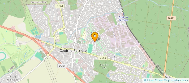 localisation de l'entreprise MONSIEUR GILLES PEAN à OZOIR-LA-FERRIERE