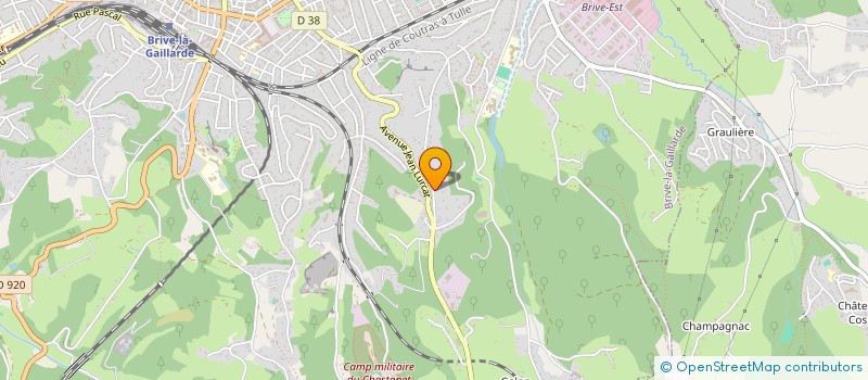 localisation de l'entreprise MONSIEUR GILLES PECRESSE  BRIVE-LA-GAILLARDE