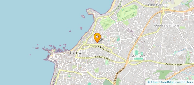 localisation de l'entreprise MONSIEUR GILLES PEDOUSSAUT à BIARRITZ