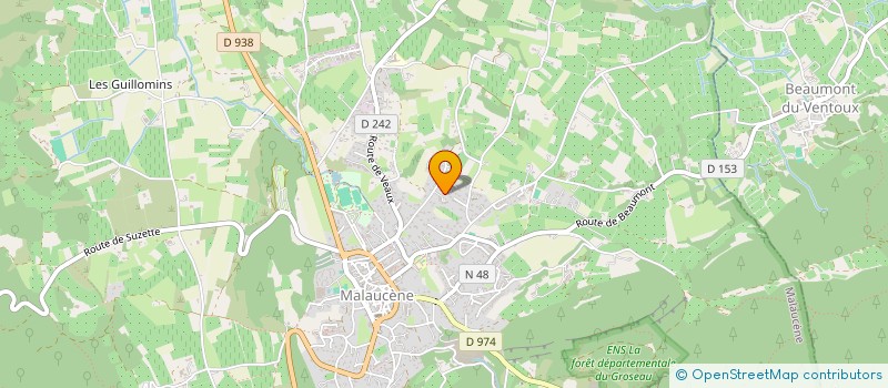 localisation de l'entreprise MONSIEUR GILLES PEDRETTA  MALAUCENE