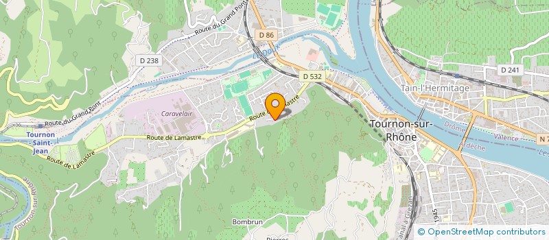 localisation de l'entreprise MONSIEUR GILLES PEDUSSEL à TOURNON-SUR-RHONE