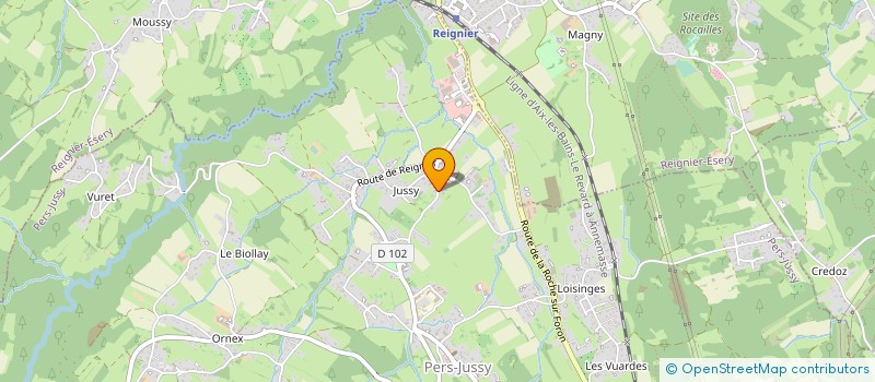 localisation de l'entreprise MONSIEUR GILLES PEGUET  ARBUSIGNY