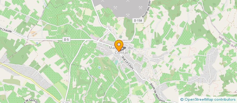 localisation de l'entreprise MONSIEUR GILLES PELET  MALEMORT-DU-COMTAT