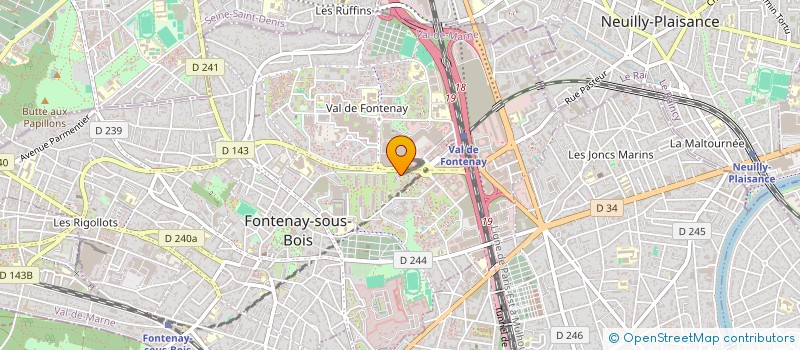 localisation de l'entreprise MONSIEUR GILLES PELLEGRIN à FONTENAY-SOUS-BOIS