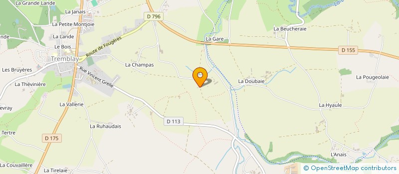 localisation de l'entreprise MONSIEUR GILLES PENNELLE  VAL-COUESNON