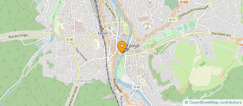 localisation de l'entreprise MONSIEUR GILLES PEPE  EPINAL