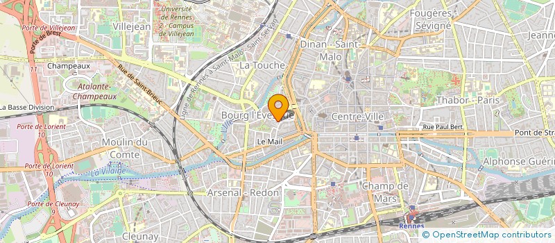 localisation de l'entreprise MONSIEUR GILLES PERCHERON  RENNES