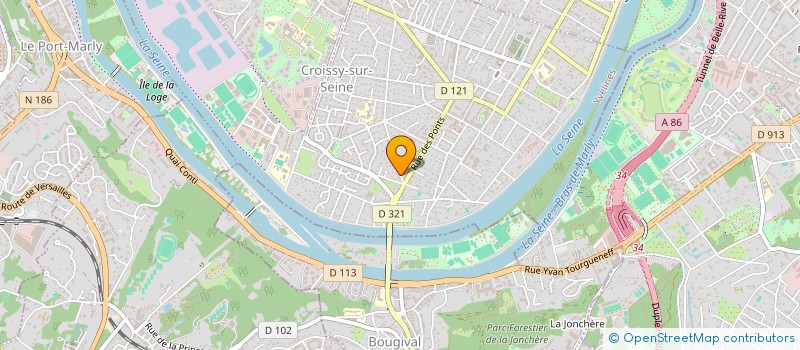 localisation de l'entreprise MONSIEUR GILLES PERCHERON  CROISSY-SUR-SEINE