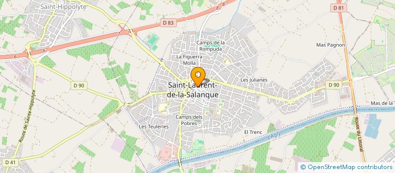 localisation de l'entreprise MONSIEUR GILLES PEREZ à SAINT-LAURENT-DE-LA-SALANQUE