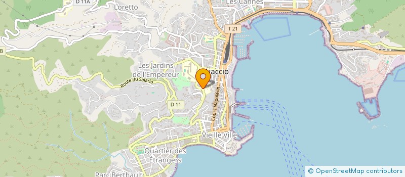 localisation de l'entreprise MONSIEUR GILLES PEREZ à AJACCIO
