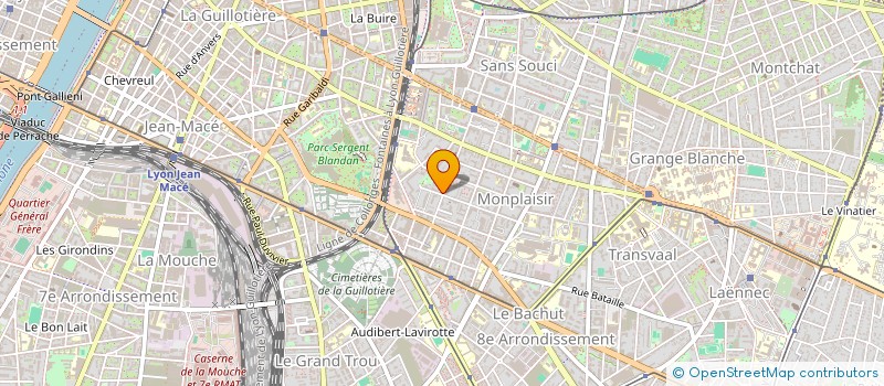 localisation de l'entreprise MONSIEUR GILLES PERGA à LYON