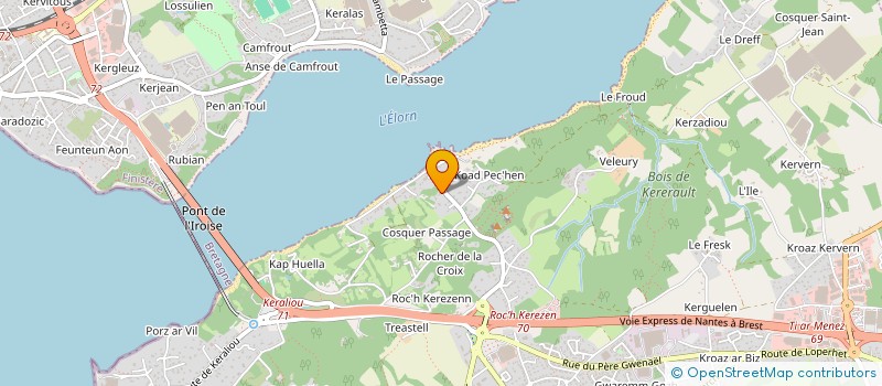 localisation de l'entreprise MONSIEUR GILLES PERHIRIN à PLOUGASTEL-DAOULAS