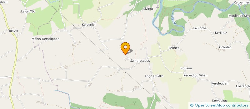 localisation de l'entreprise MONSIEUR GILLES PERIER  BANNALEC