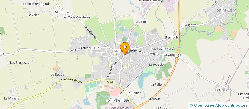 localisation de l'entreprise MONSIEUR GILLES PERRET DU CRAY à MAURON