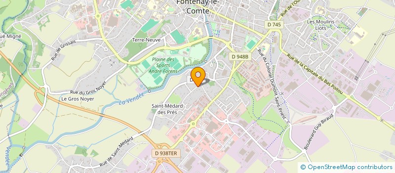 localisation de l'entreprise MONSIEUR GILLES PERRI  FONTENAY-LE-COMTE